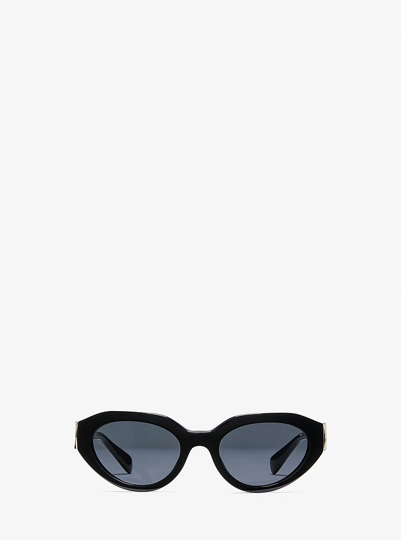 Empire Oval Sunglasses in BLACK | Michael Kors