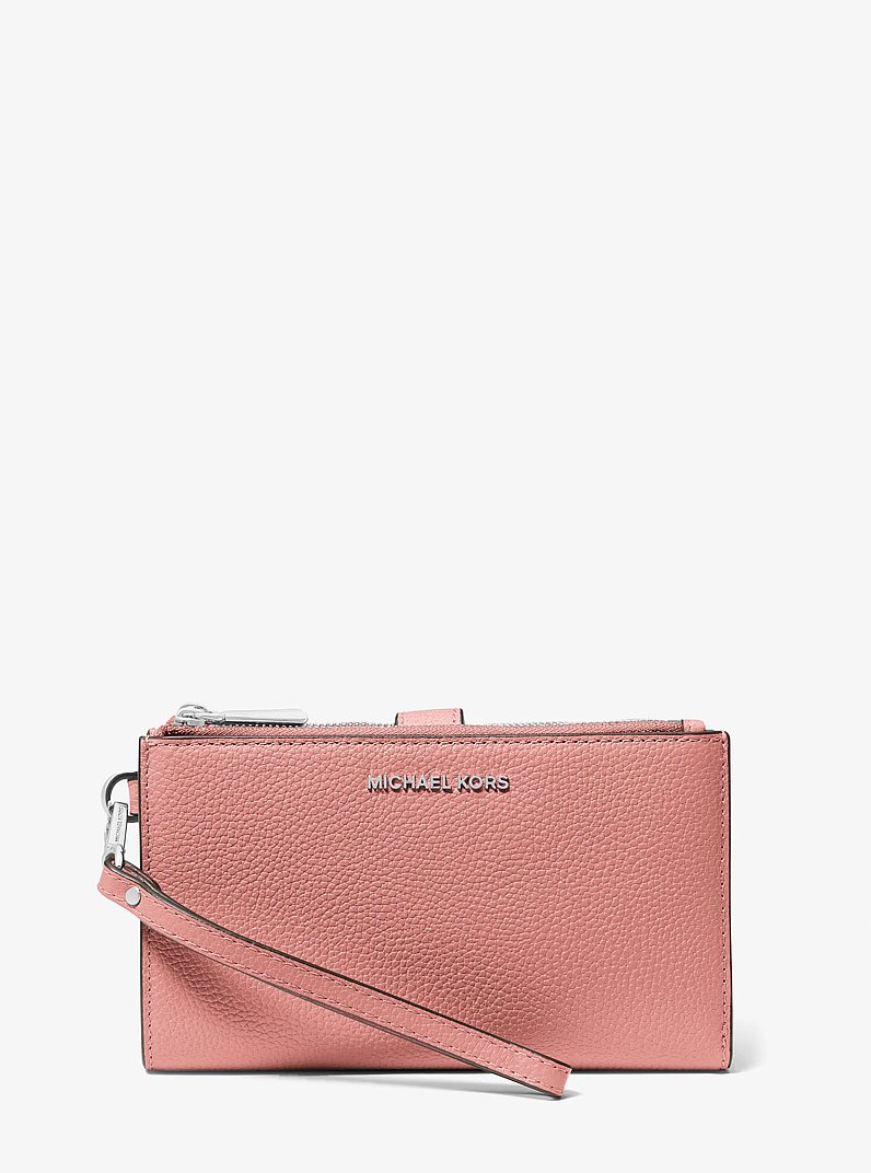 Cartera Adele de piel para smartphone in ROSE | Michael Kors