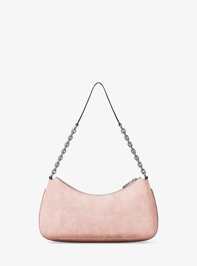 Pochette Nolita Medium aus Nubuk mit Kette in RAUCHROSA | Michael Kors