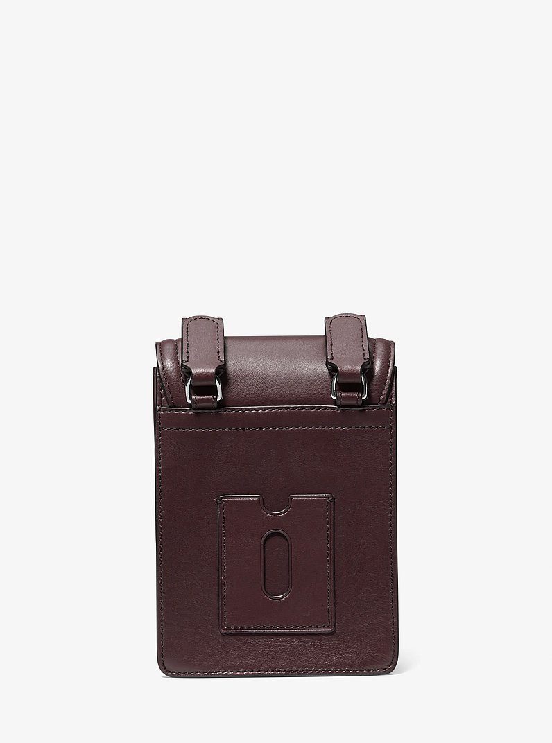 Varick Leather Smartphone Crossbody Bag