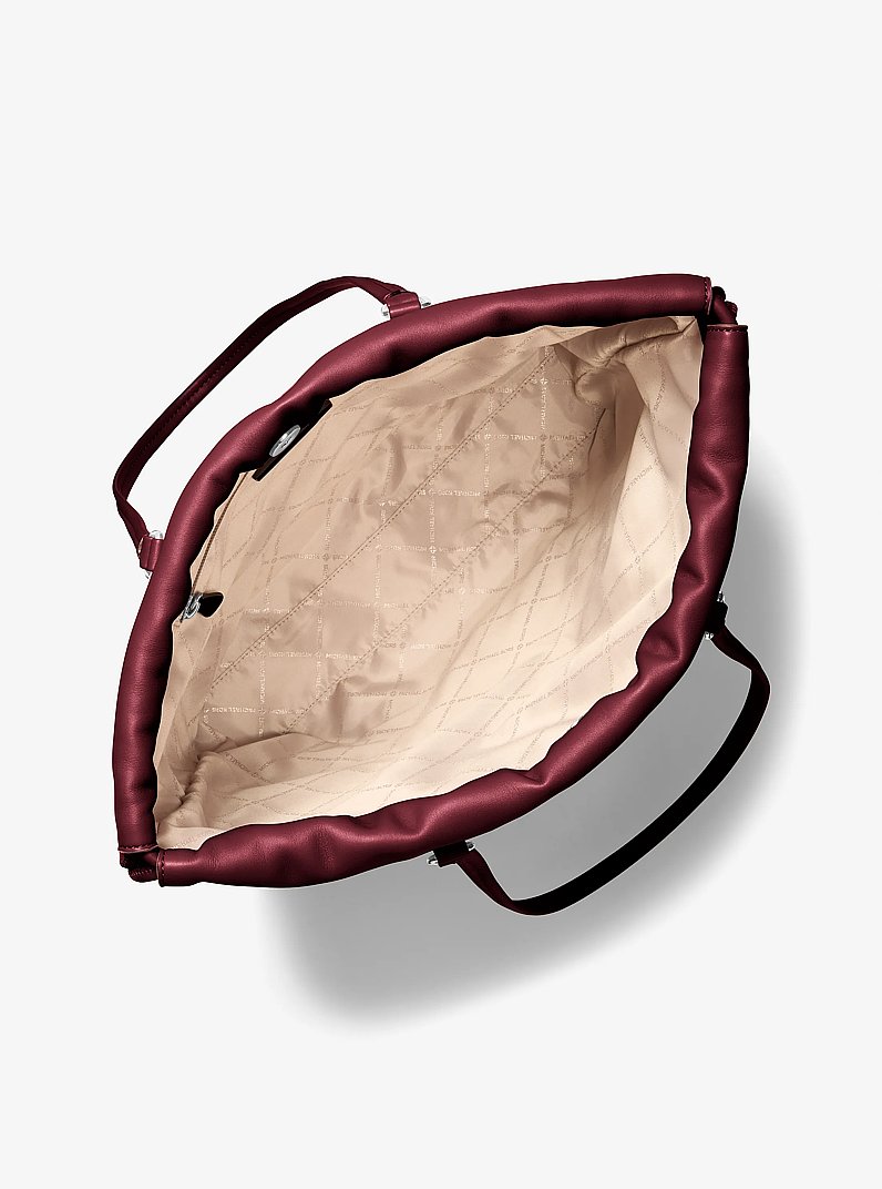 Matilda Large Cinch Tote Bag in MAROON | Michael Kors