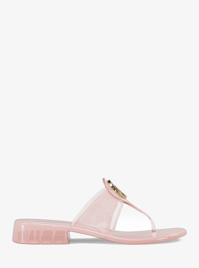 Hannah Jelly T-Strap Sandal in POWDER BLUSH | Michael Kors