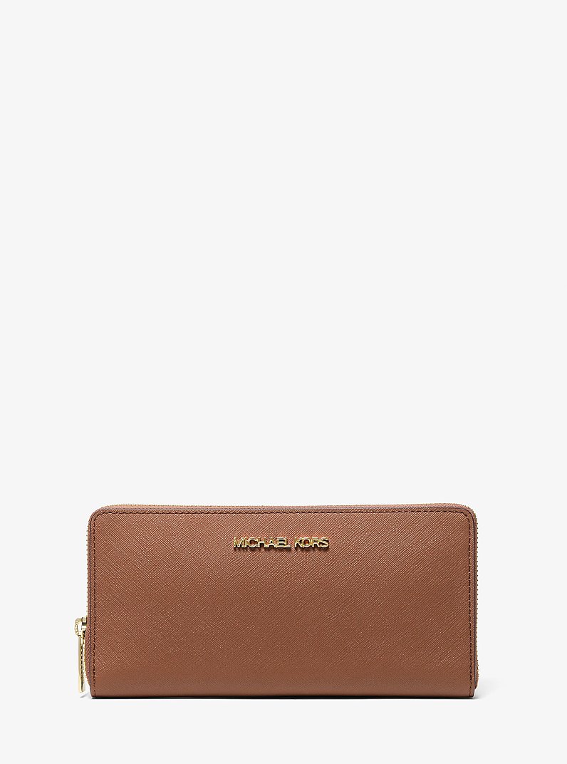 Jet Set Travel Large Crossgrain Leather Wallet