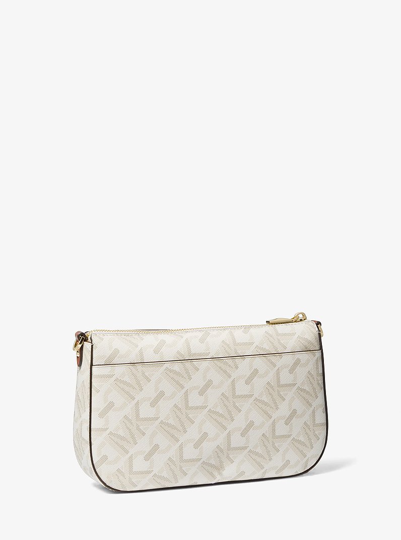 マイケルコース PARKER 2 IN 1クロスボディ ラージ バッグ Parker Large Empire Signature Logo 2-in-1 Crossbody Bag in VANILLA