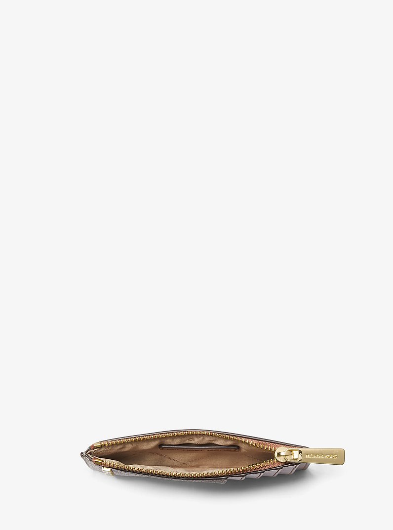 Medium Logo Card Case in VANILLA | Michael Kors