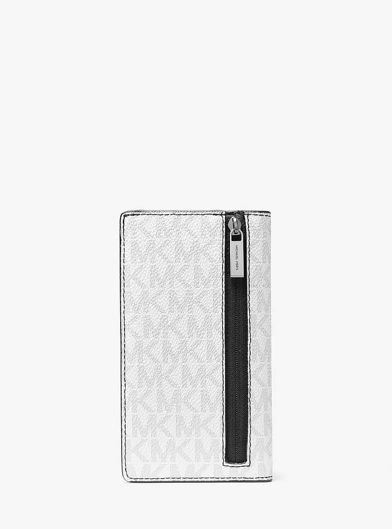 Cooper Large Logo Bi-Fold Card Case in BRIGHT WHT | Michael Kors