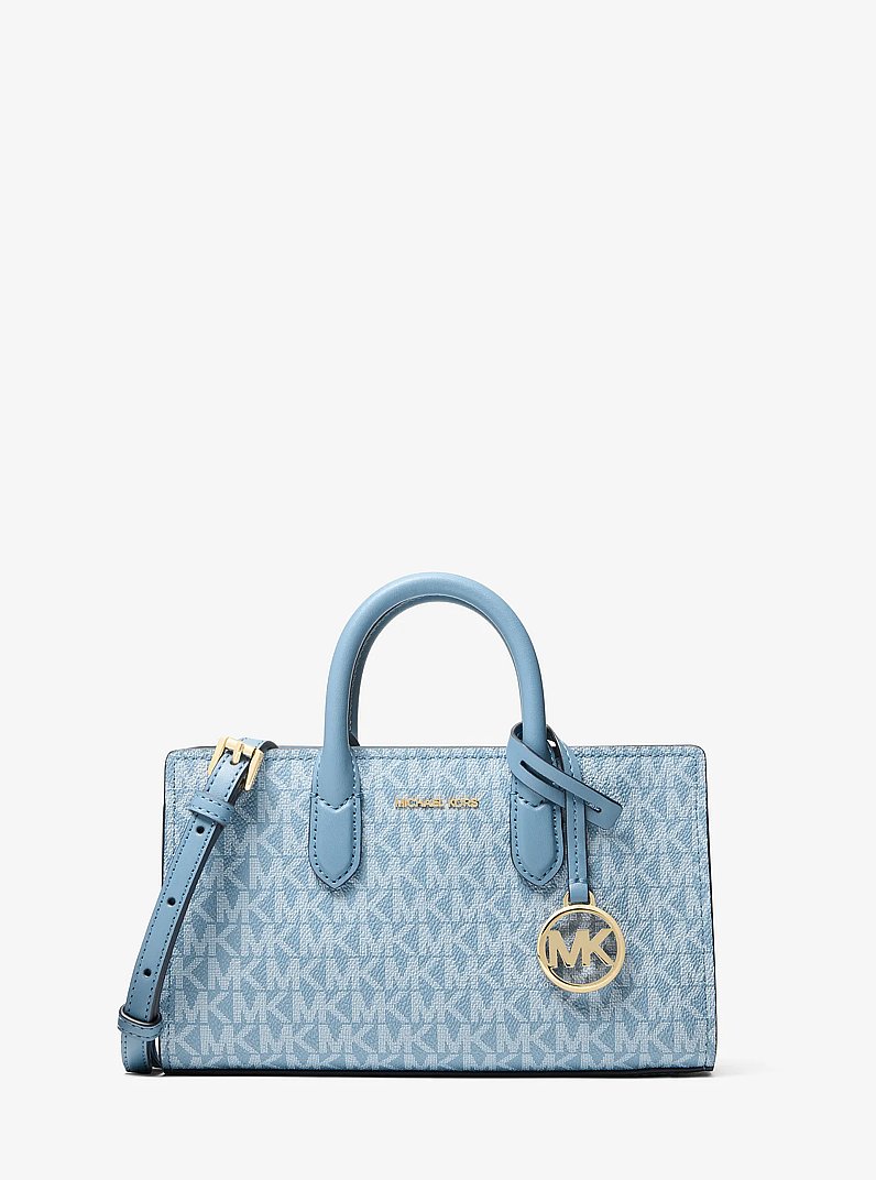 Bandolera Scarlett extrapeque&ntilde;a con logotipo exclusivo in CHAMBRAY | Michael Kors