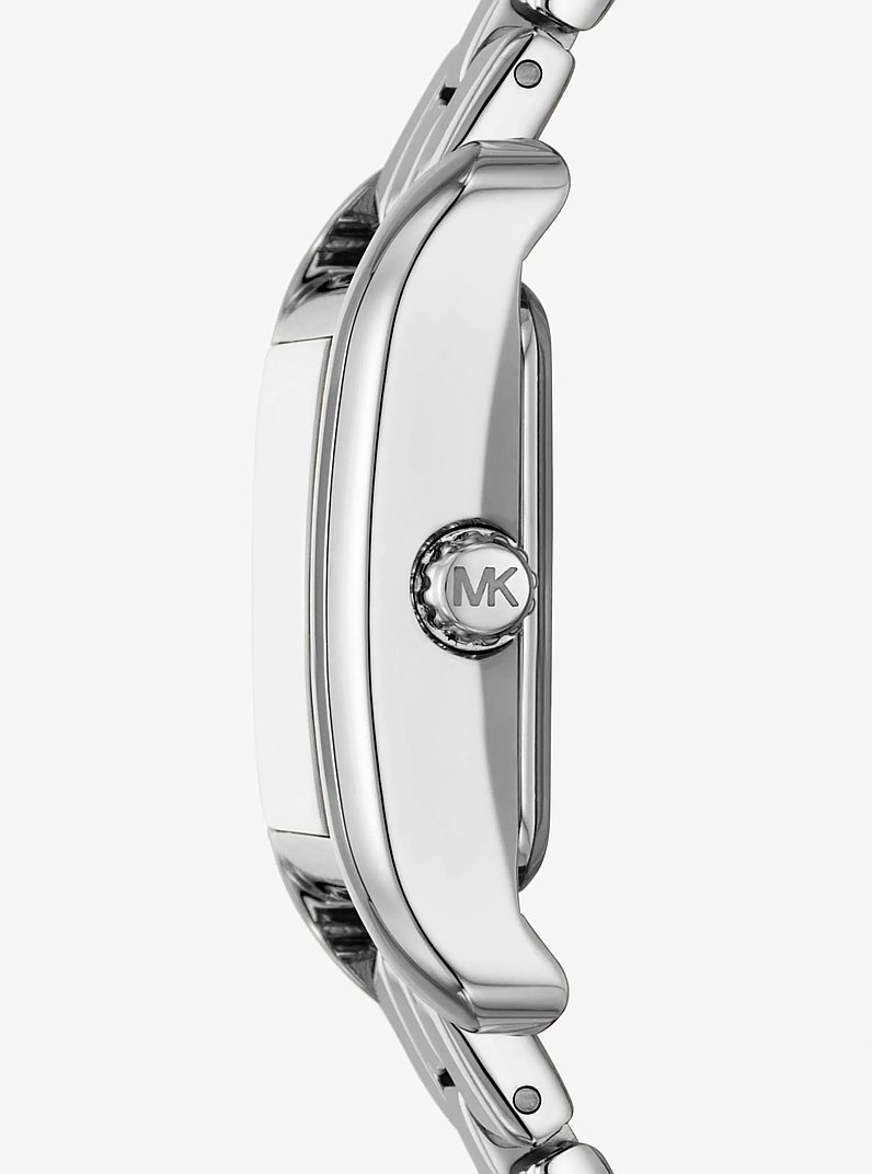Mini Monroe Silver-Tone Watch and Jewelry Gift Set in SILVER | Michael Kors