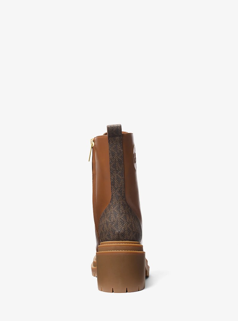 Botte Hanley avec bande &agrave; logo Signature in LUGGAGE | Michael Kors