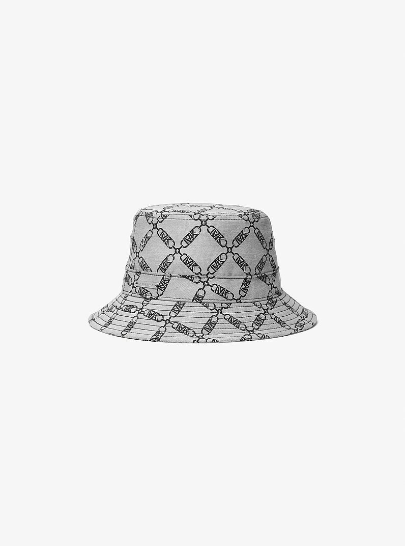 Empire Logo Jacquard Bucket Hat in NEGRO | Michael Kors