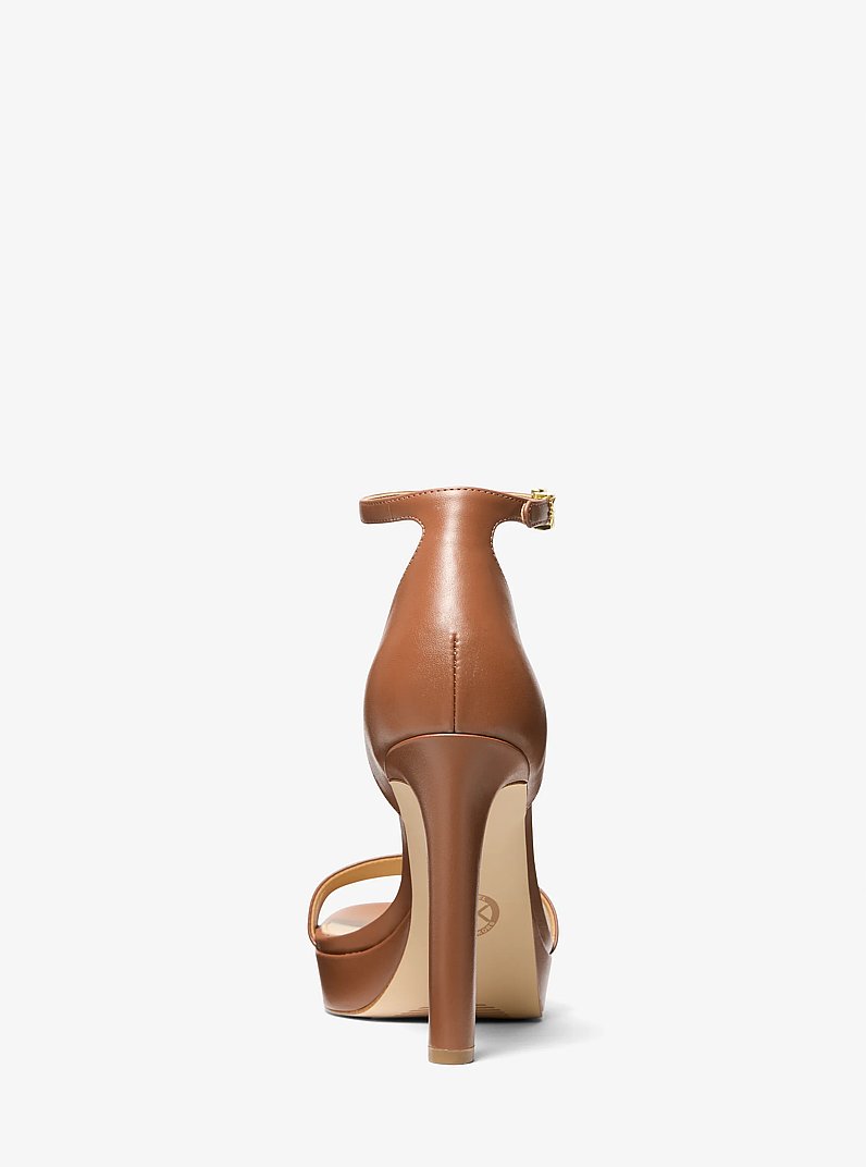 Margot Platform Sandal in LUGGAGE - Sale | Michael Kors [US]