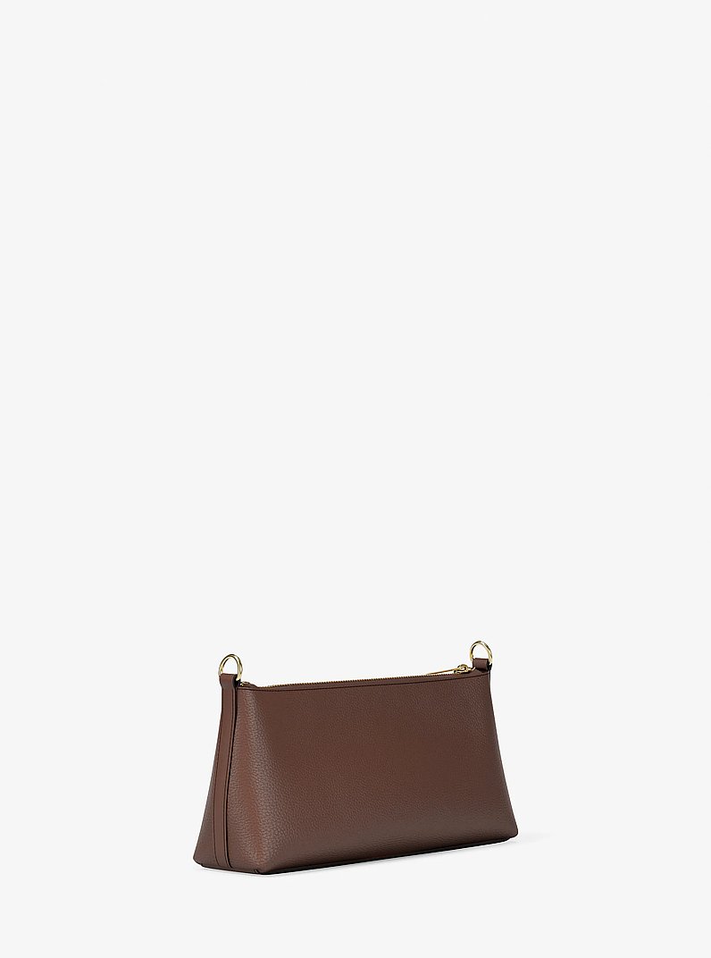 Carson Small Leather Convertible Crossbody Bag in NUTMEG | Michael Kors