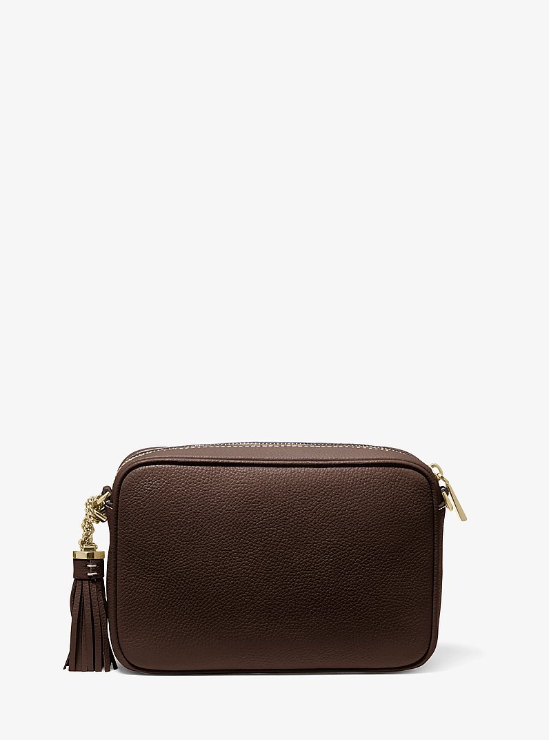 Jet Set Medium Pebbled Leather Crossbody Bag in CHOCOLATE | Michael Kors