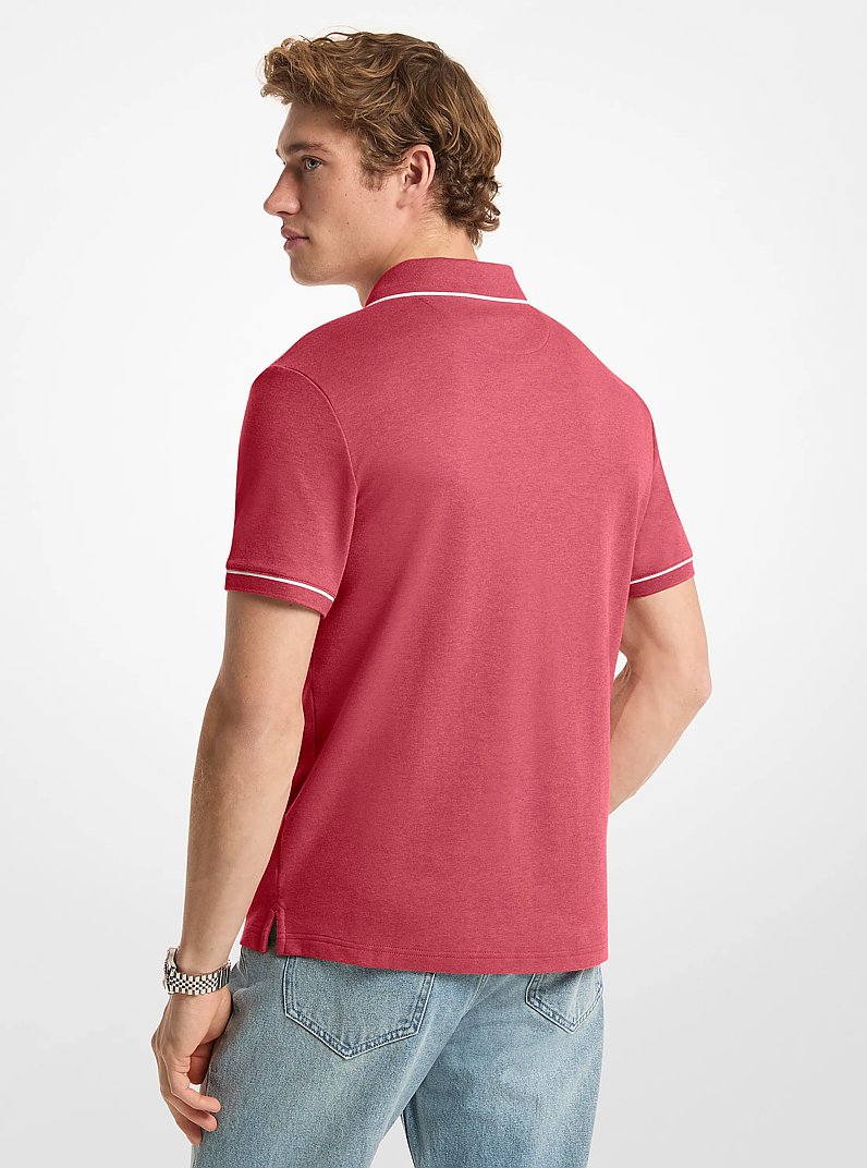 Polo en coton in SORBET BAIES CLAIR CHIN&Eacute; | Michael Kors