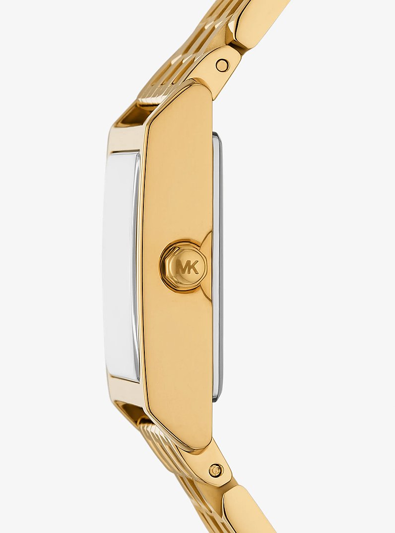 Petite Georgie Gold-Tone Watch in GOLD | Michael Kors