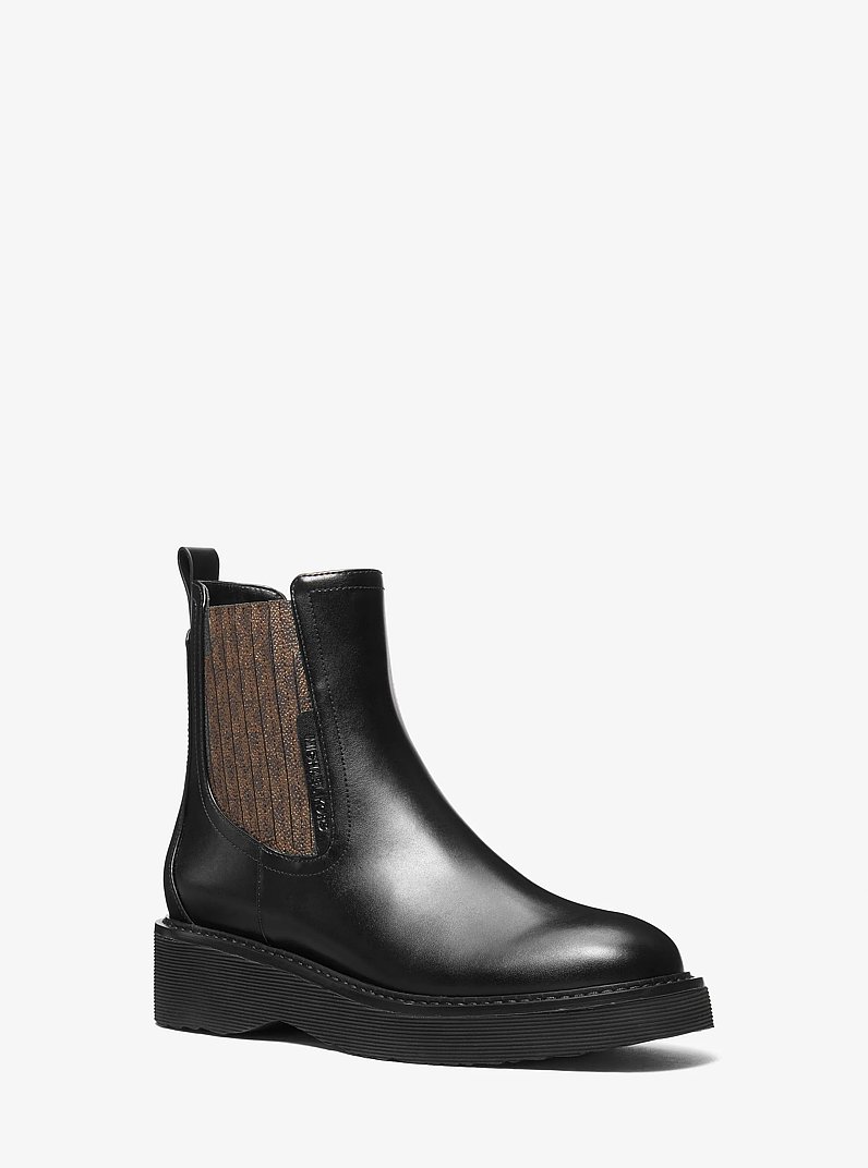 Miller Chelsea Boot in BLK/BROWN | Michael Kors