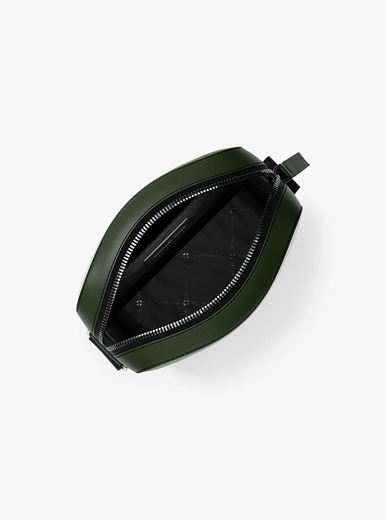 Cooper Small Ombr&eacute; Signature Logo Reporter Bag in MOSS MULTI | Michael Kors