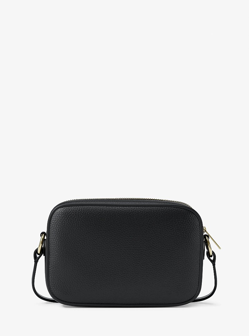 Bandolera Jet Set peque&ntilde;a para c&aacute;mara de piel granulada in NEGRO | Michael Kors