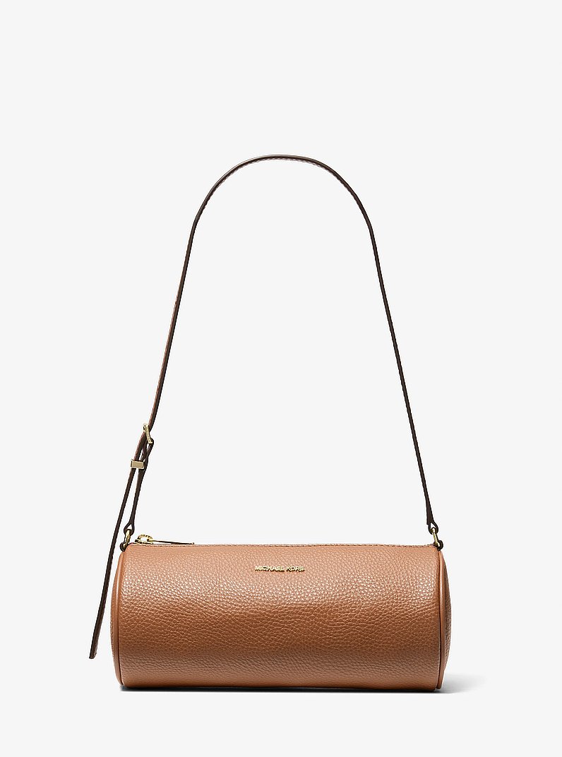 Ashton Small Barrel Pochette in LUGGAGE | Michael Kors