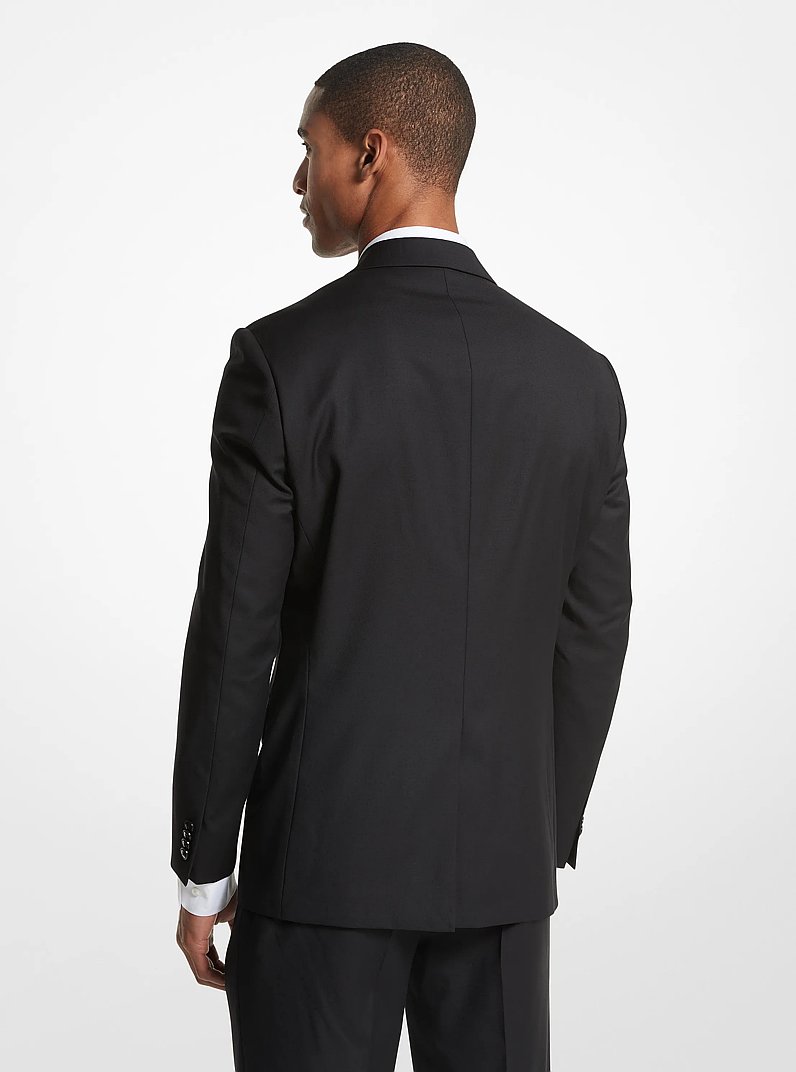 Kaplan Wool Blend Sportscoat in BLACK | Michael Kors