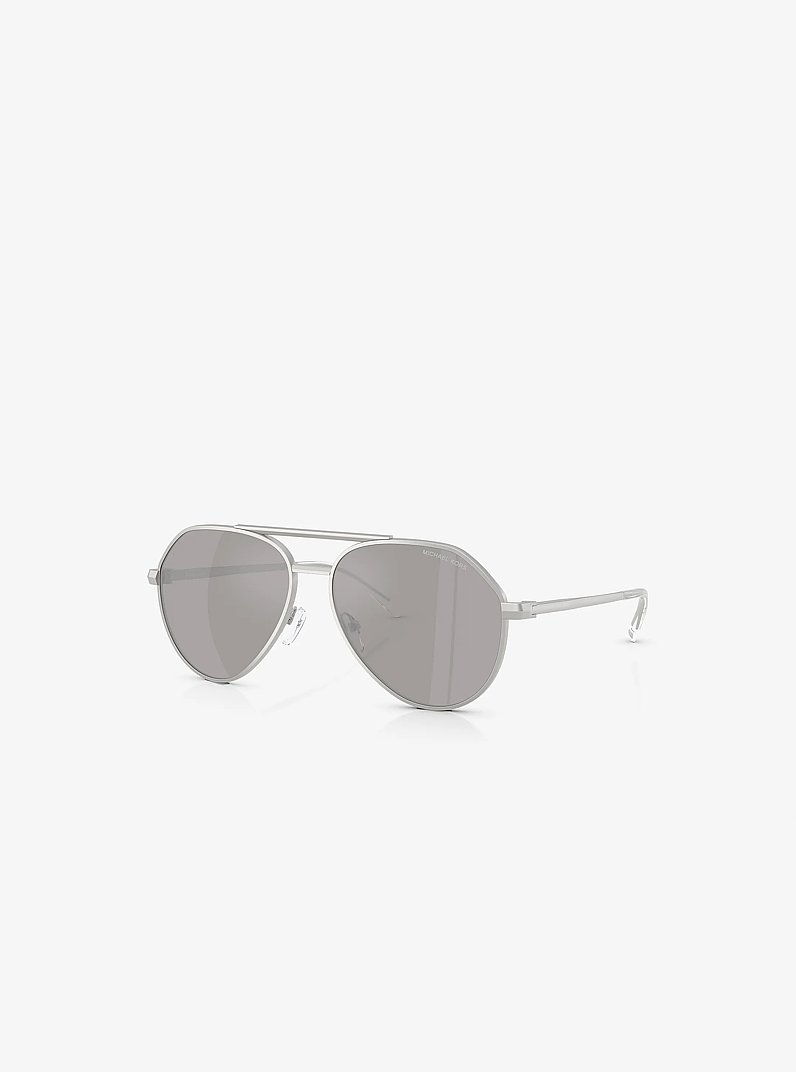 Sonnenbrille Brentwood in SPIEGELNDE BESCHICHTUNG IN SILBER | Michael Kors