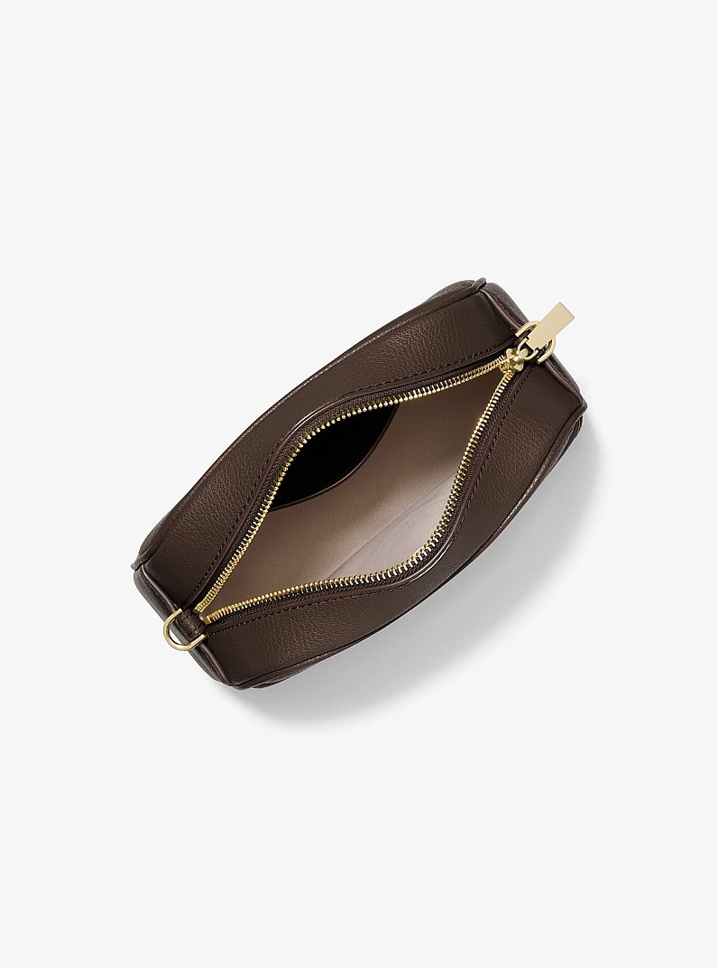 Kameratasche Jet Set Small aus Leder in SCHOKOLADE | Michael Kors