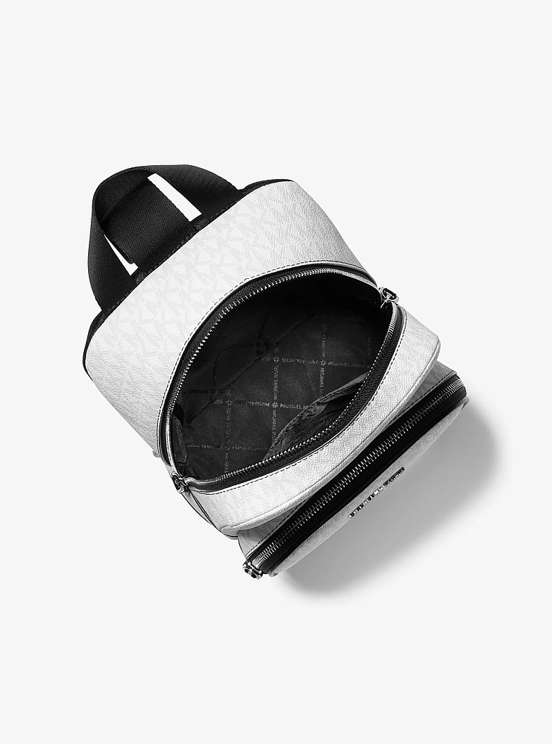 Cooper Logo Sling Pack in BRIGHT WHT | Michael Kors