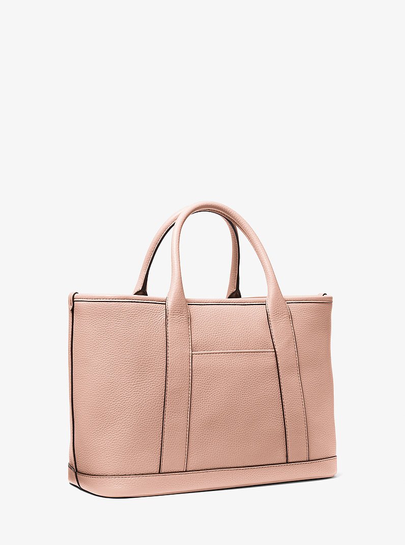 Bolso tote Luisa mediano de piel granulada in ROSA CLARO | Michael Kors