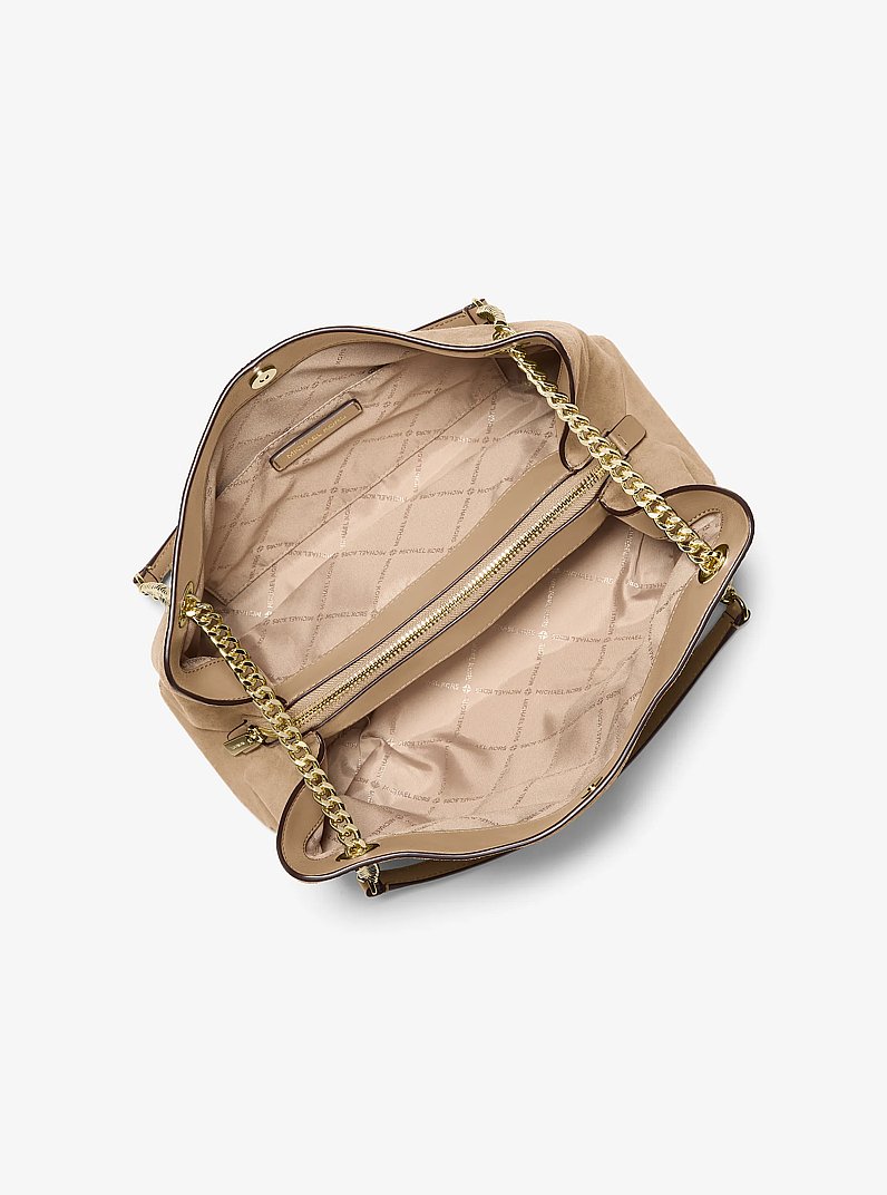 Christina Medium Messenger Bag in POIL DE CHAMEAU | Michael Kors
