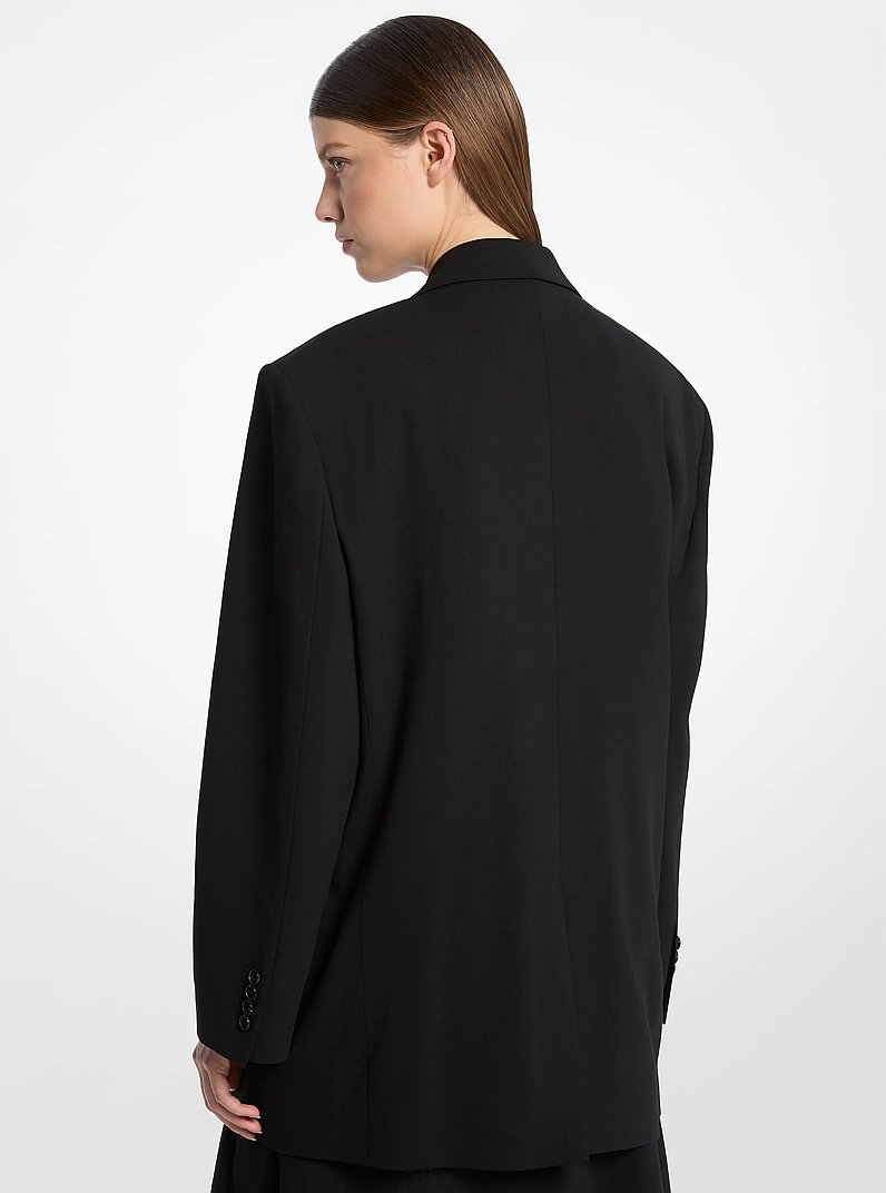 Ryan Stretch Wool Blazer in BLACK | Michael Kors