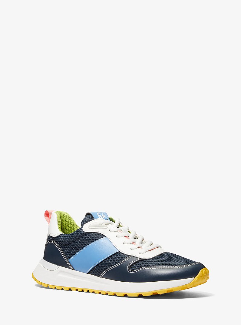 Dev Color-Block Trainer in NAVY MULTI | Michael Kors