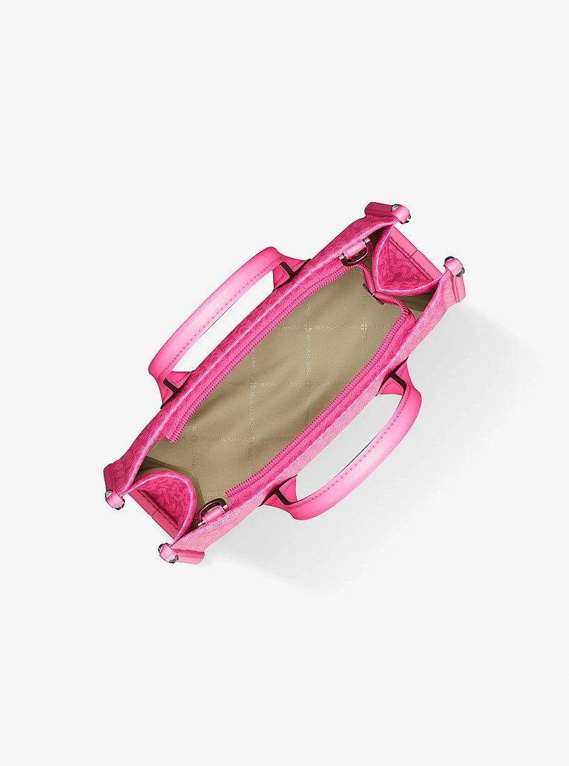 Mirella Small Signature Logo Crossbody Bag in DRAGONFRUIT | Michael Kors