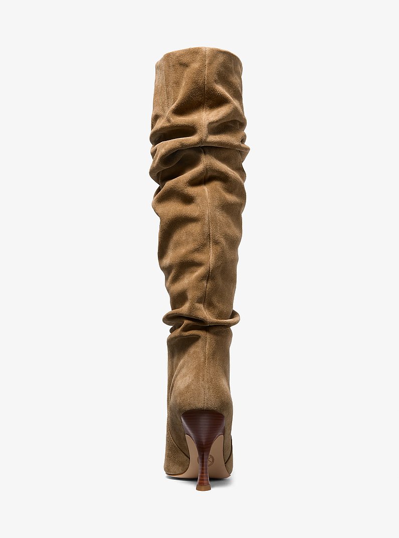 Luna Suede Boot in CAMEL | Michael Kors