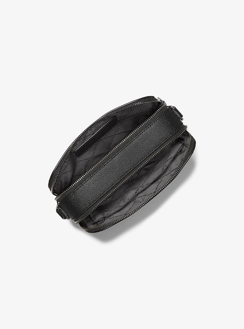 Hudson Signature Logo Camera Crossbody Bag in BROWN/BLK | Michael Kors