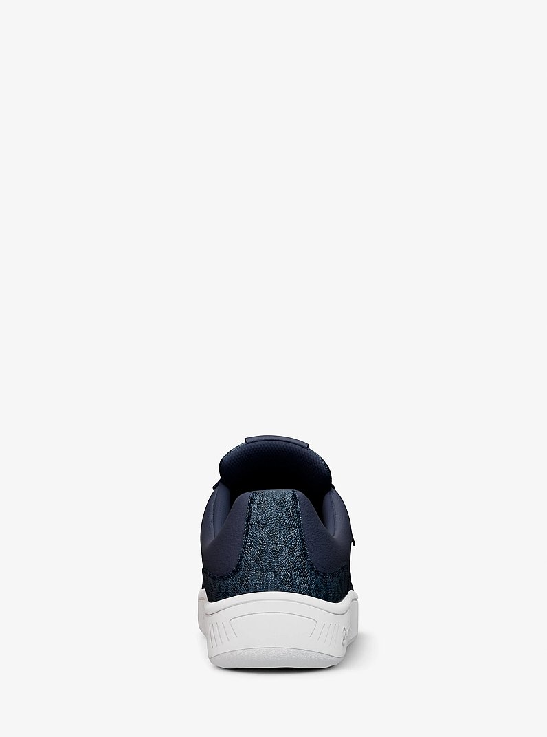 Kai Mixed-Media Sneaker in NAVY | Michael Kors