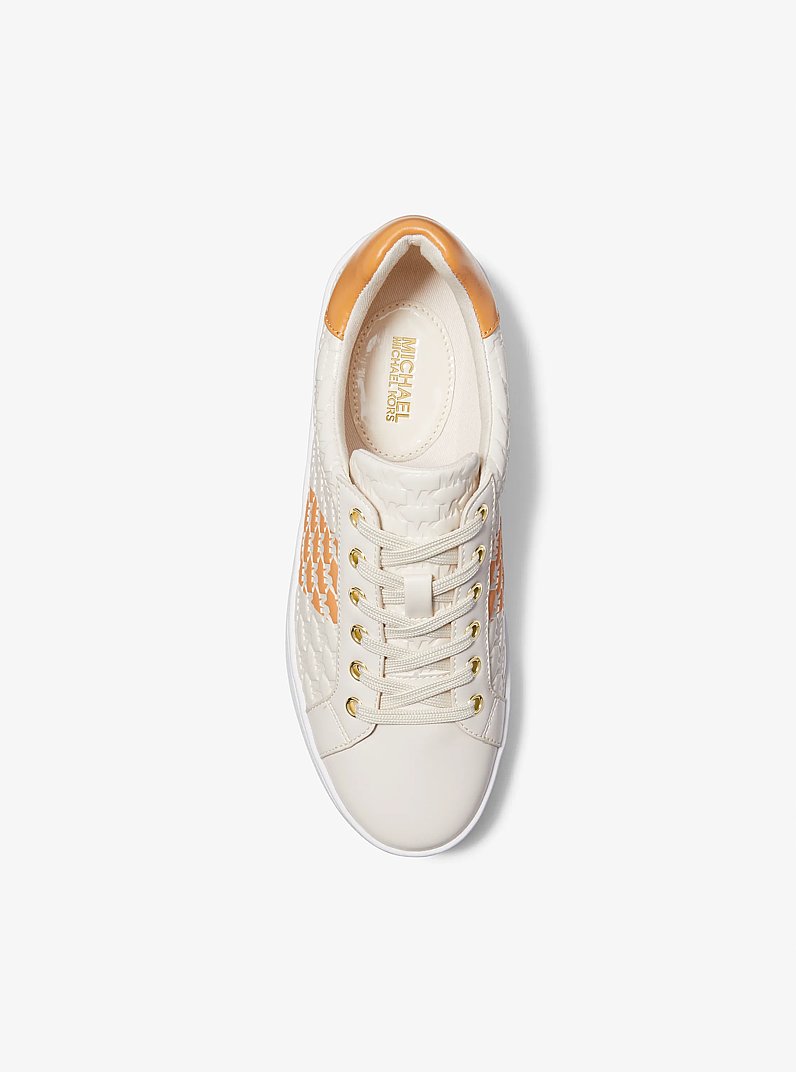 Zapatilla Poppy con logotipo en relieve y franja in SIDRA | Michael Kors