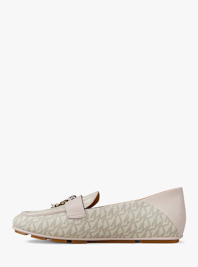 Mocassino Zoe con stampa logo in VANIGLIA | Michael Kors