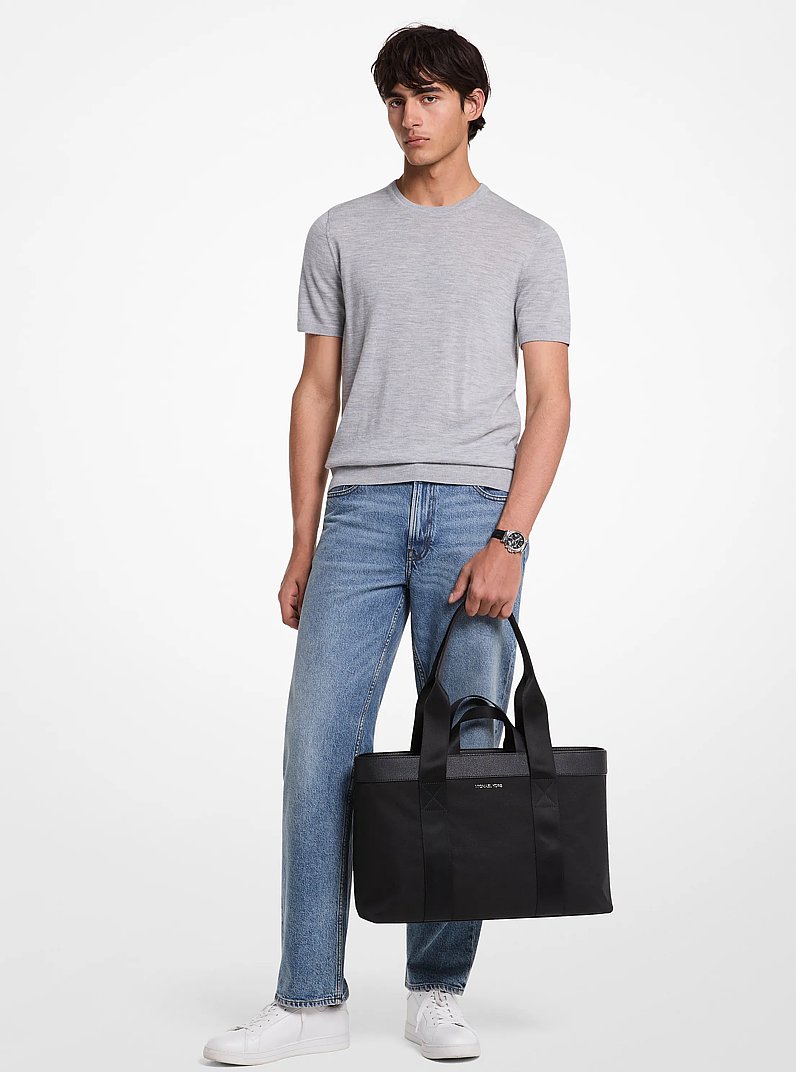 Bolso tote Cooper de lona in NEGRO | Michael Kors
