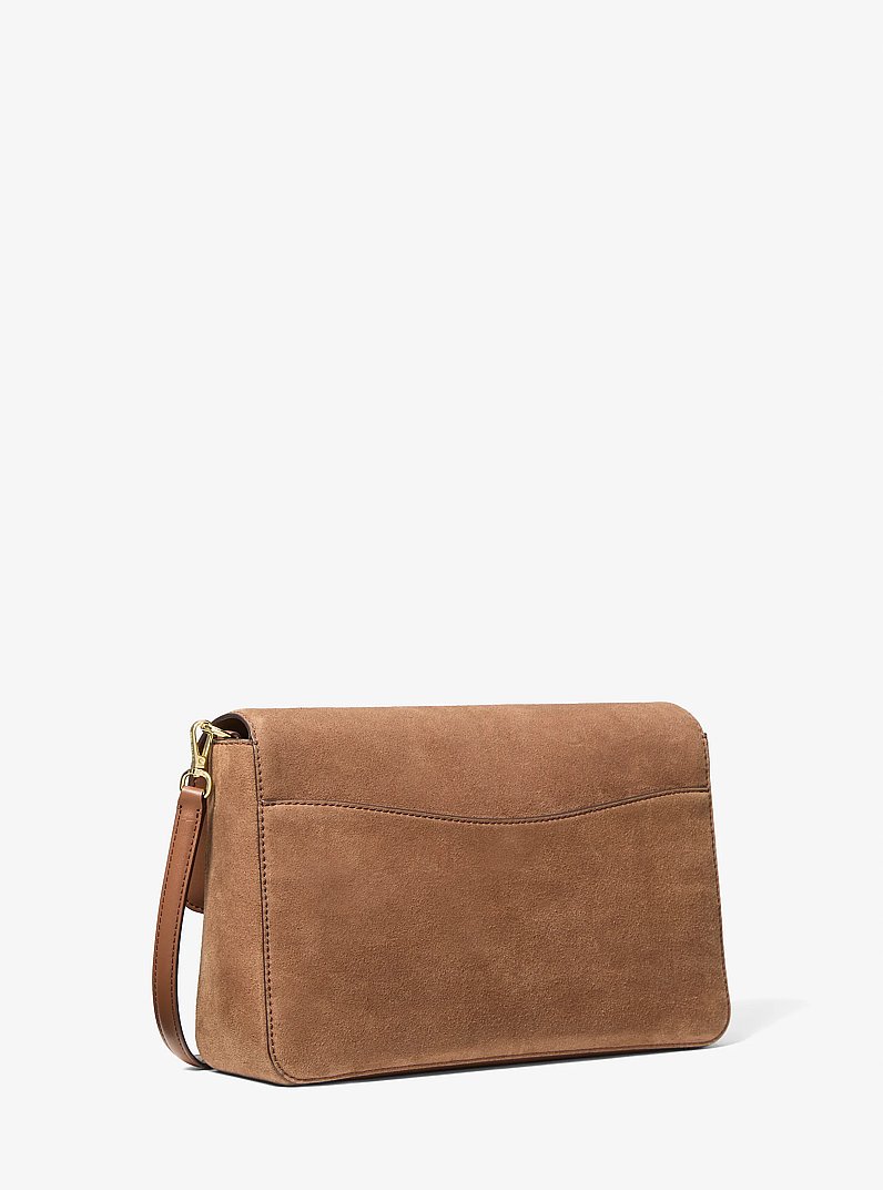 Kacey Large Convertible Crossbody Bag in LUGGAGE | Michael Kors
