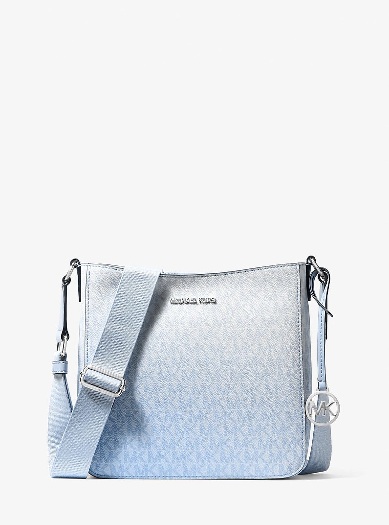 Jet Set Travel Ombr&eacute; Signature Logo Crossbody Bag in PALE OCEAN | Michael Kors