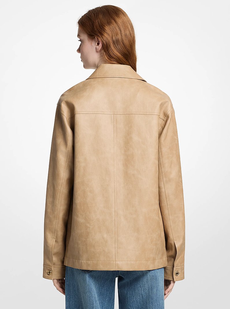 Smooth Barn Jacket in TOFFEE | Michael Kors