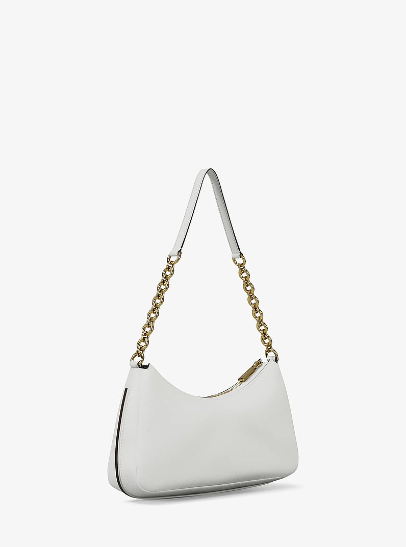Pochette Nolita media in pelle martellata con catena in GUSCIO D'UOVO | Michael Kors