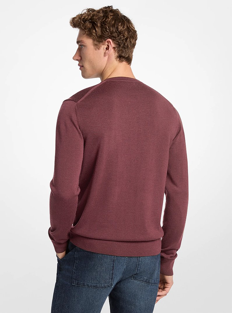Wool Sweater in OXBLOOD | Michael Kors