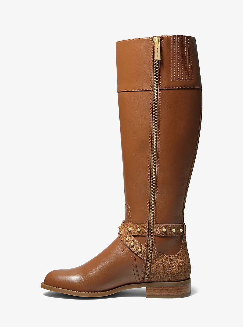 Kincaid Riding Boot in LUGGAGE | Michael Kors