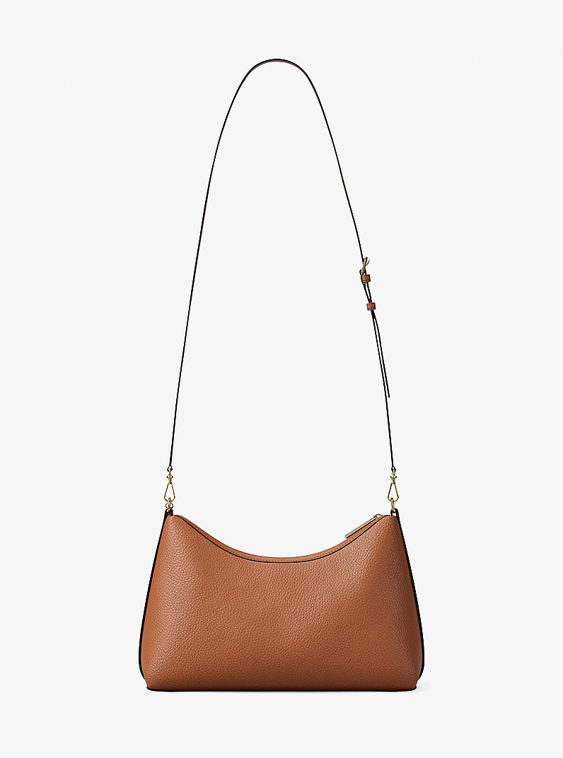 Sammy Medium Pebbled Leather Convertible Shoulder Bag in LUGGAGE | Michael Kors