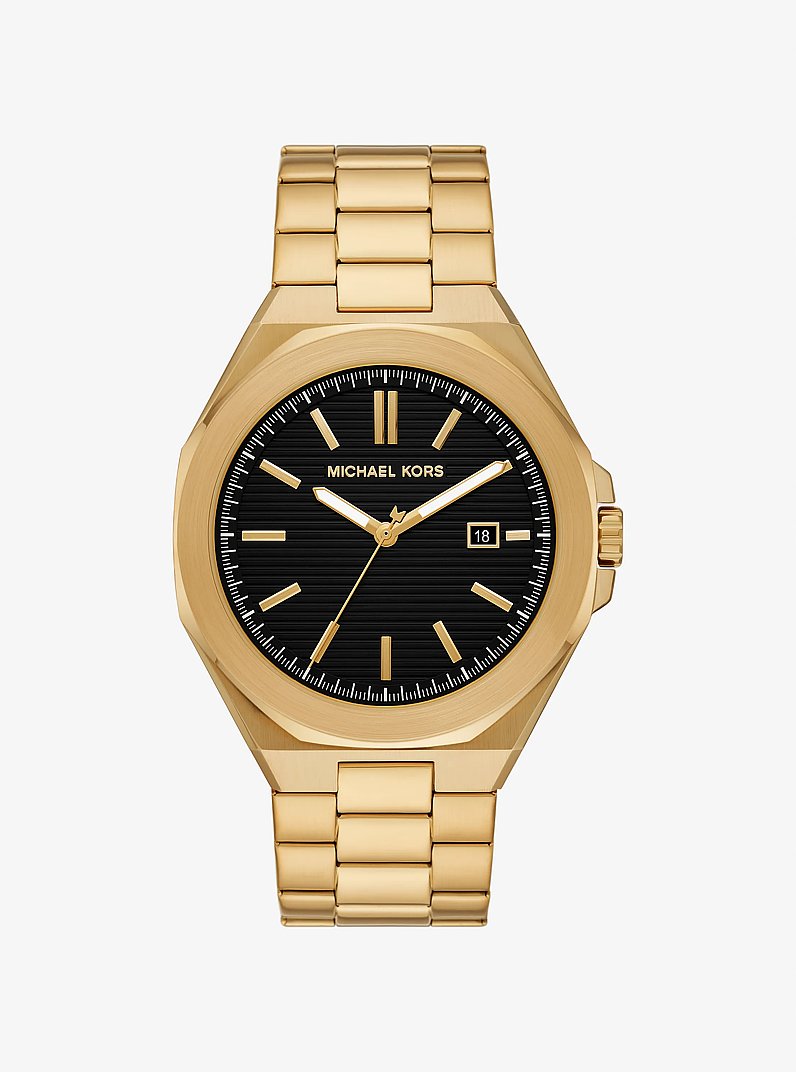 Orologio Callum oversize tonalit&agrave; oro in ORO | Michael Kors