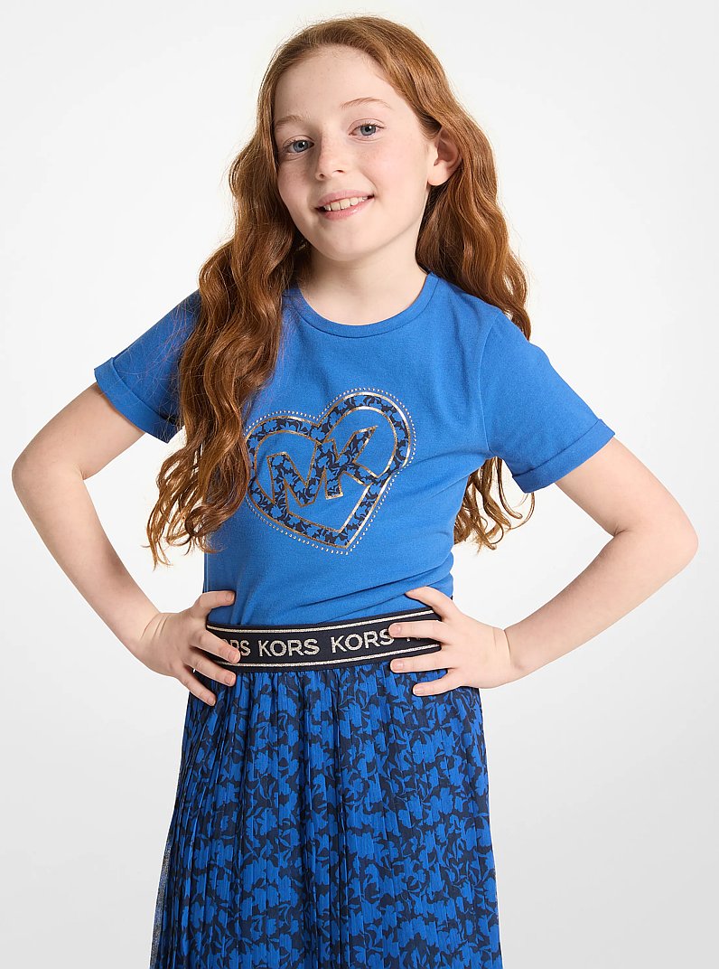 Logo Heart Cotton T-Shirt