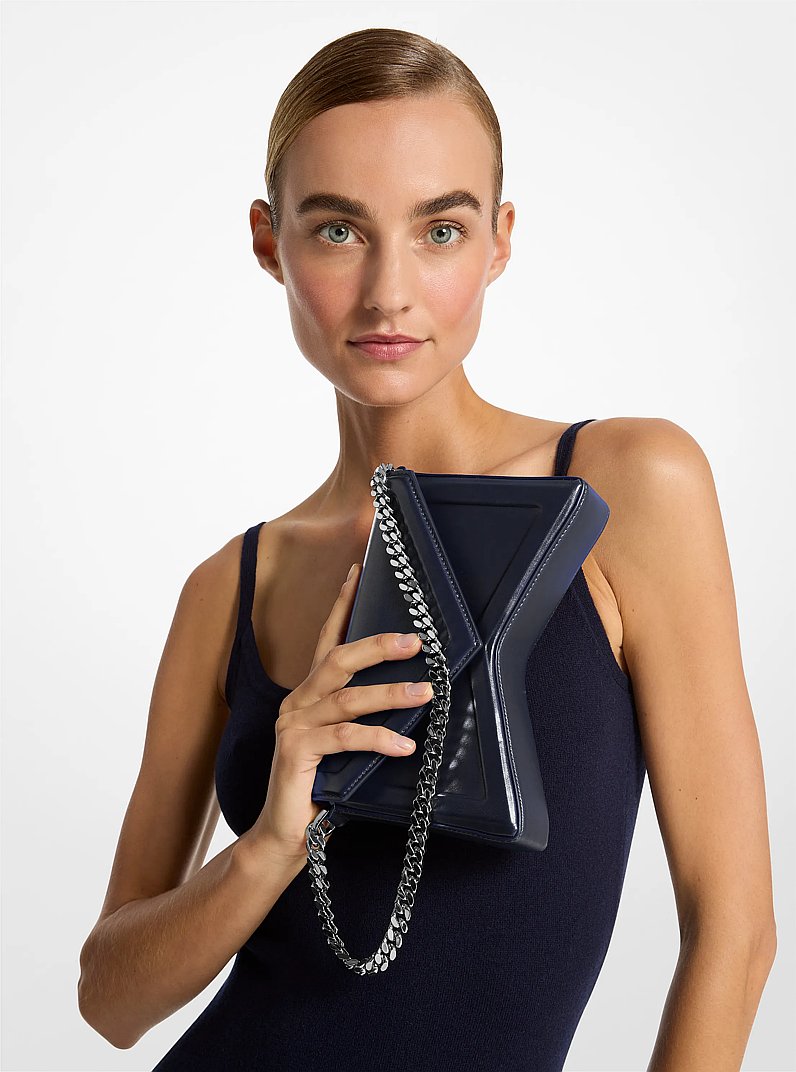 Schultertasche Manhatta aus Leder in MARITIM | Michael Kors