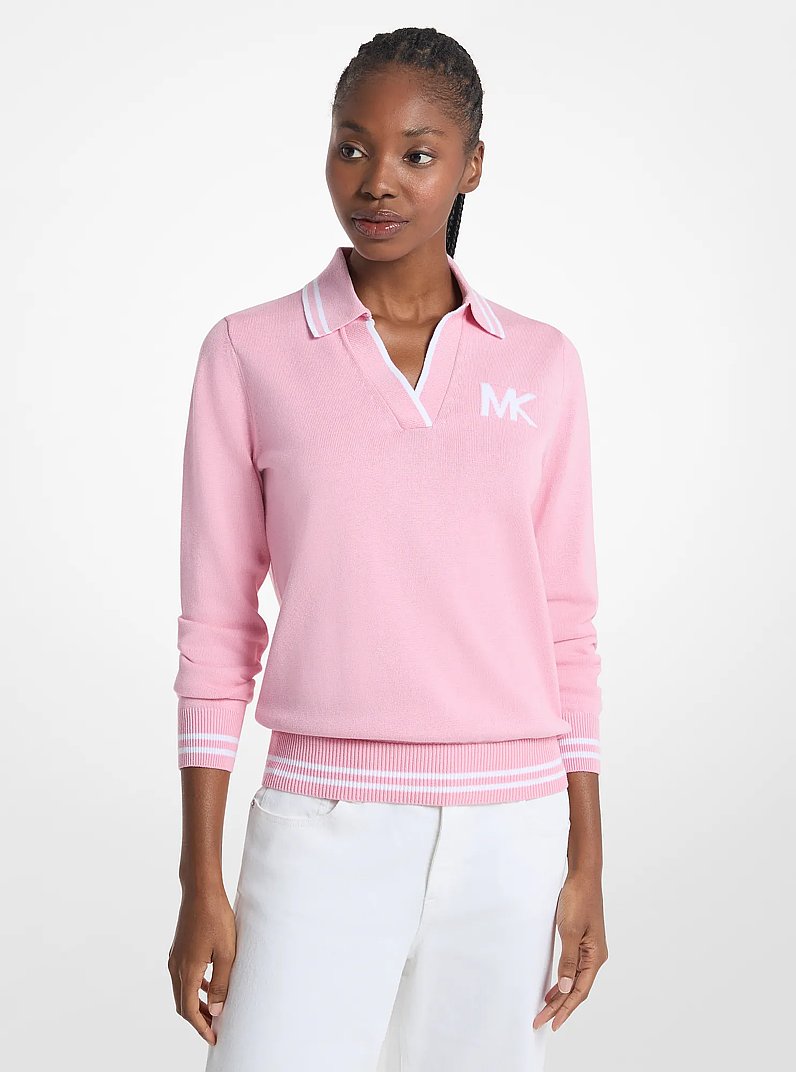 Su&eacute;ter polo en mezcla de algod&oacute;n in CLAVEL | Michael Kors