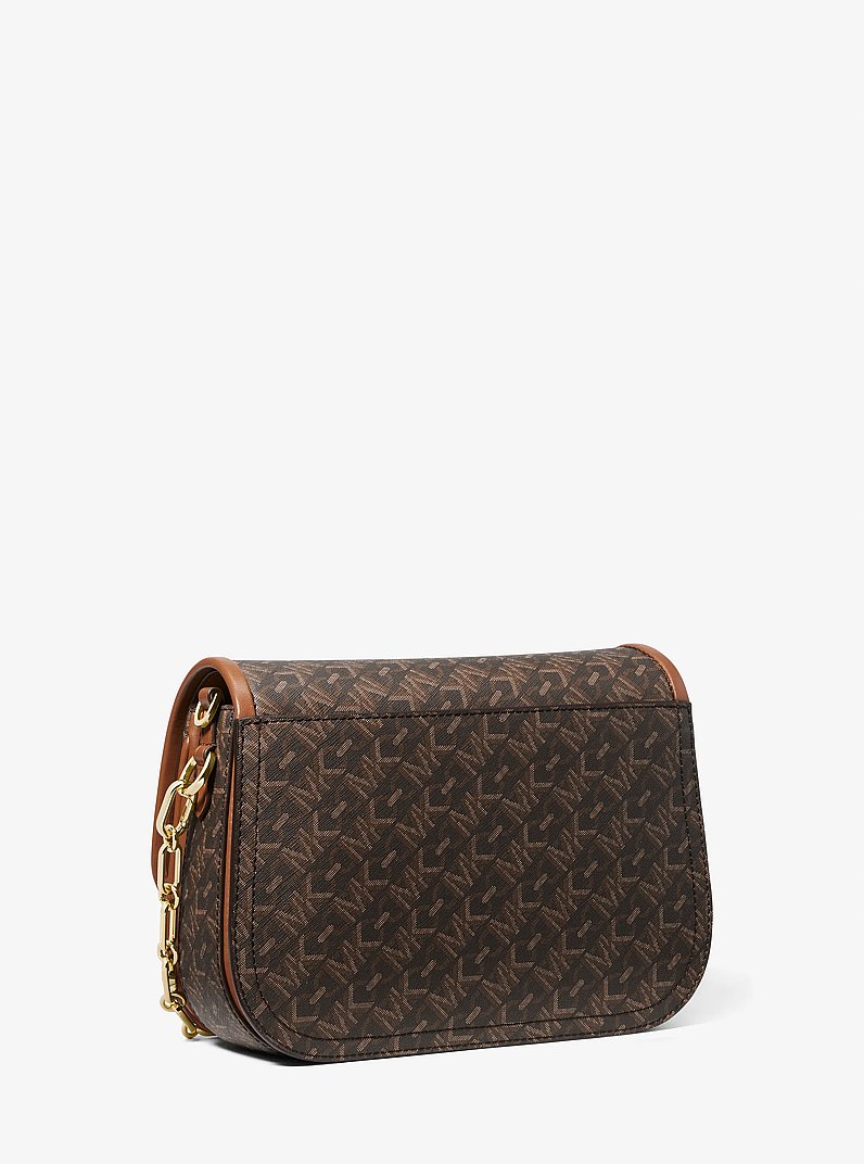 Parker Medium Empire Signature Logo Messenger Bag in BROWN/LUGGAGE | Michael Kors